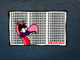 #0529 Lieb sein, Bronko - Paste-Up by LiebSein, Hamburg 2019
