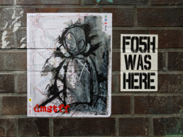 #0530 FO5H WAS HERE. dmstff, too - Paste-Ups by dmstff & Fosh